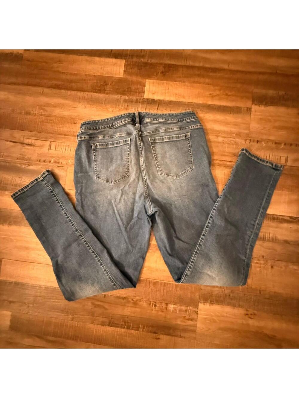 Torrid Jeans Womens 14XT Blue Boyfriend Straight Stretch Denim Vintage Style - Picture 8 of 8